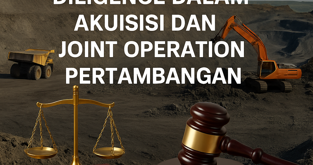 12 Desember 2025 PENTINGNYA LEGAL DUE DILIGENCE DALAM AKUISISI DAN JOINT OPERATION PERTAMBANGAN DI INDONESIA