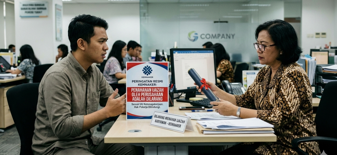 4 Maret 2026 PERSPEKTIF HUKUM INDONESIA MENGENAI PENAHANAN IJAZAH KARYAWAN OLEH SUATU PERUSAHAAN