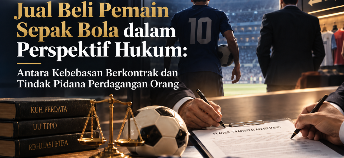 14 Oktober 2026 Jual Beli Pemain Sepak Bola dalam Perspektif Hukum- Antara Kebebasan Berkontrak dan Tindak Pidana Perdagangan Orang